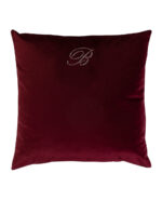 cuscino blu velvet bordo blumarine