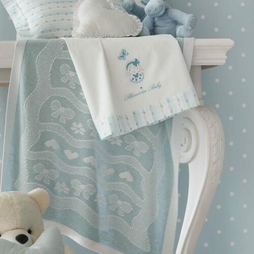 copertina in lana baby ballerine blumarine tiffany